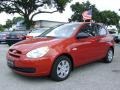 2007 Tango Red Hyundai Accent GS Coupe  photo #1
