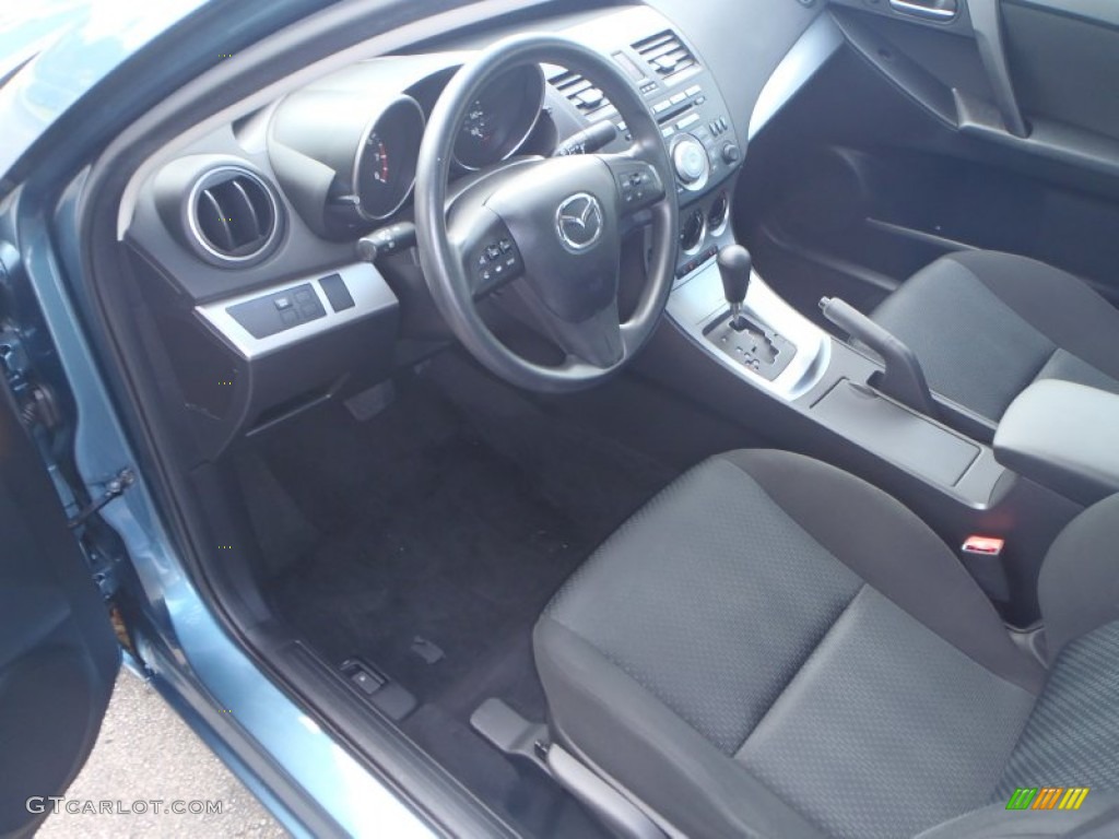 Black Interior 2010 Mazda MAZDA3 i Touring 4 Door Photo #80293958