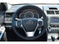 2013 Toyota Camry Black/Ash Interior Steering Wheel Photo