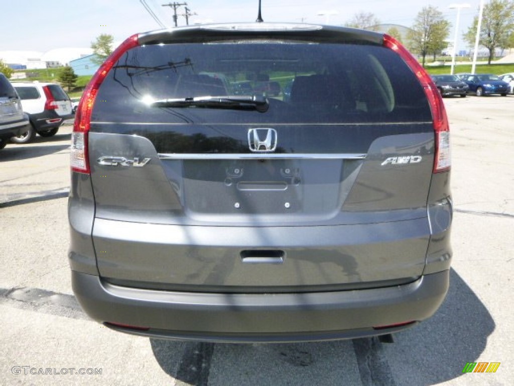 2013 CR-V EX AWD - Polished Metal Metallic / Gray photo #4