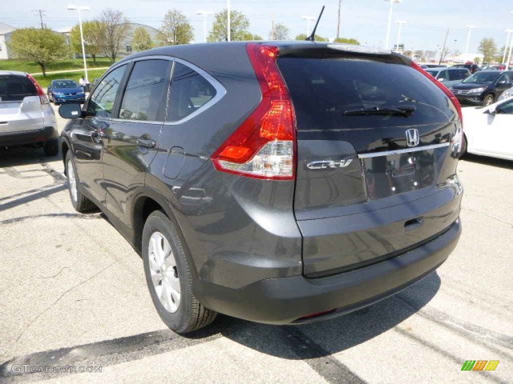 2013 CR-V EX AWD - Polished Metal Metallic / Gray photo #5