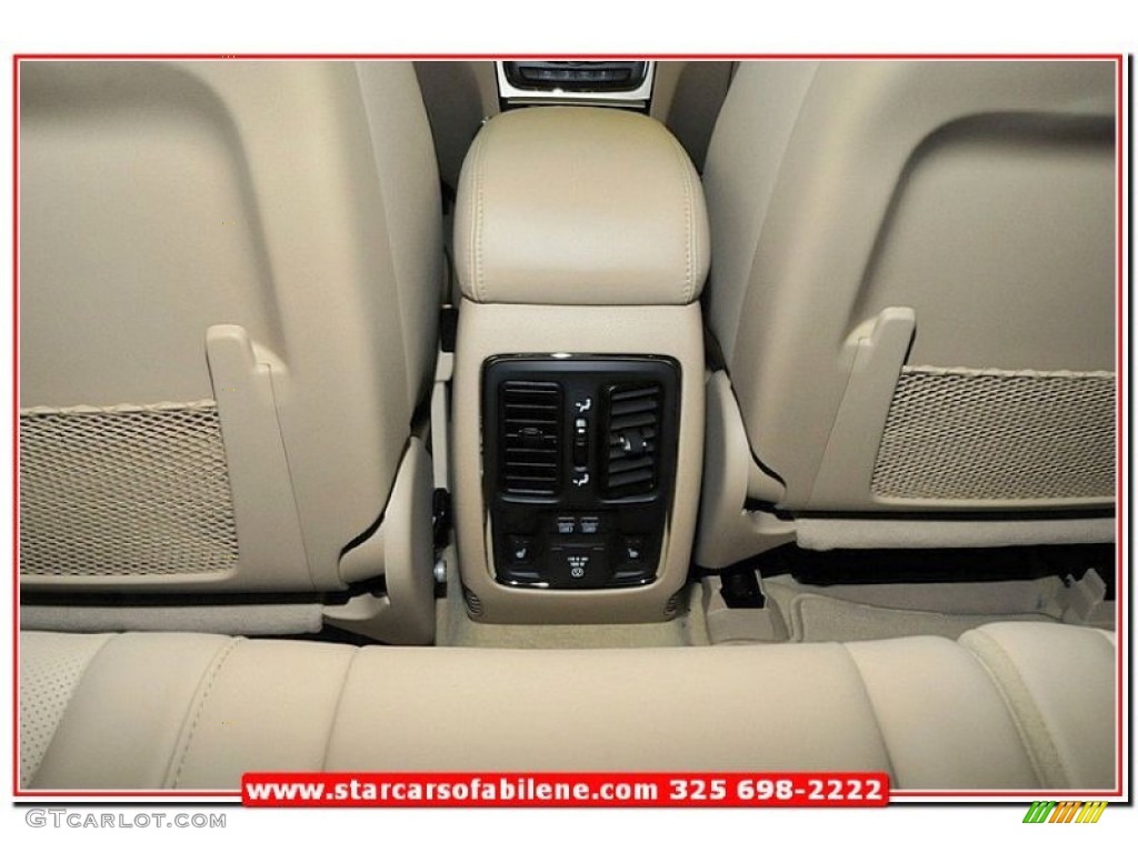 2014 Grand Cherokee Overland - Bright White / Overland Nepal Jeep Brown Light Frost photo #22
