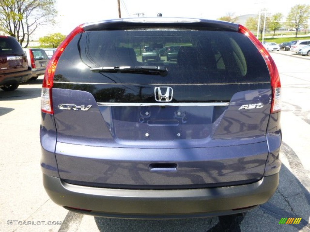 2013 CR-V EX AWD - Twilight Blue Metallic / Gray photo #4