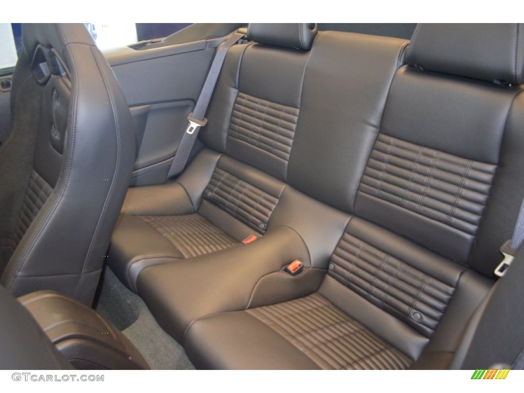 2014 Ford Mustang Shelby GT500 SVT Performance Package Convertible Rear Seat Photo #80295497