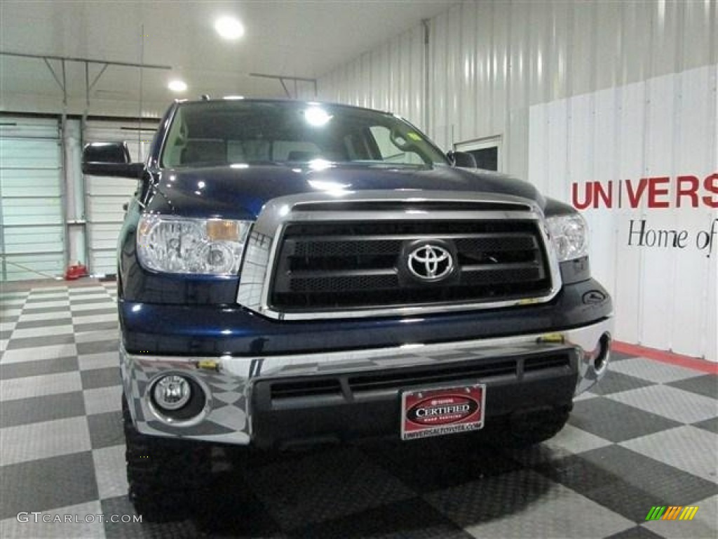 2011 Tundra SR5 Double Cab 4x4 - Black / Sand Beige photo #2