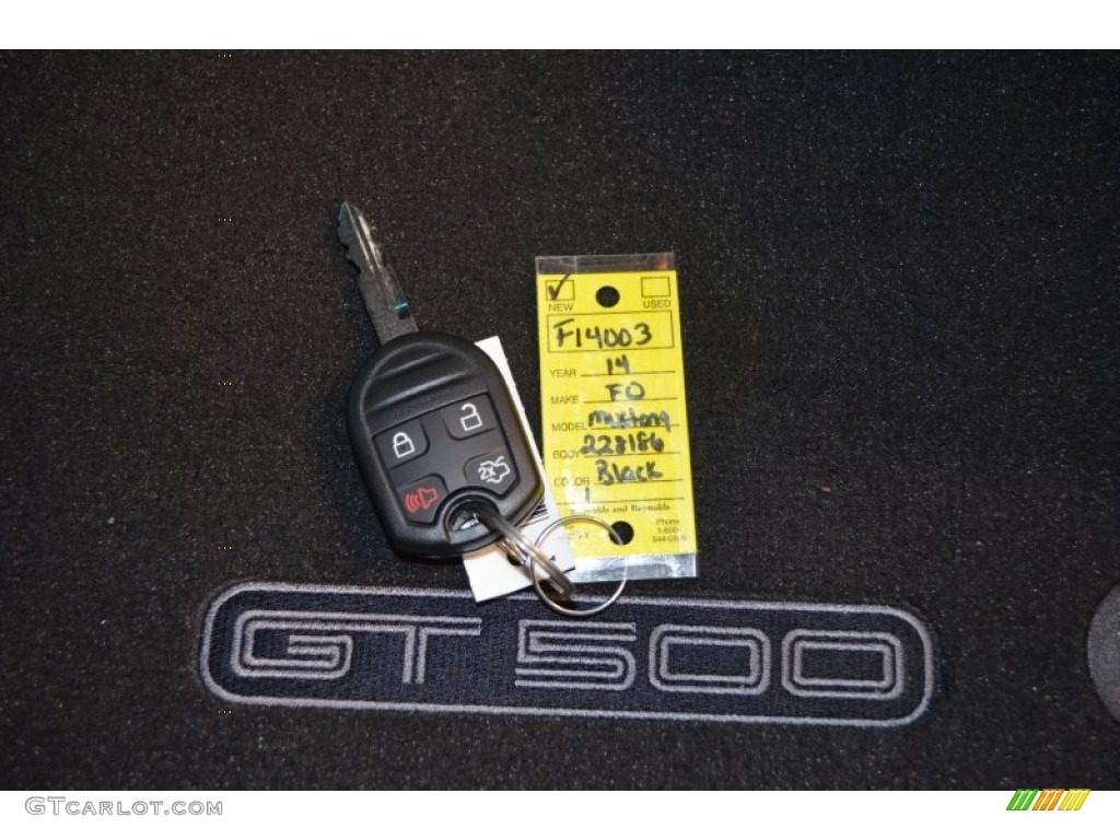 2014 Ford Mustang Shelby GT500 SVT Performance Package Convertible Keys Photo #80296029