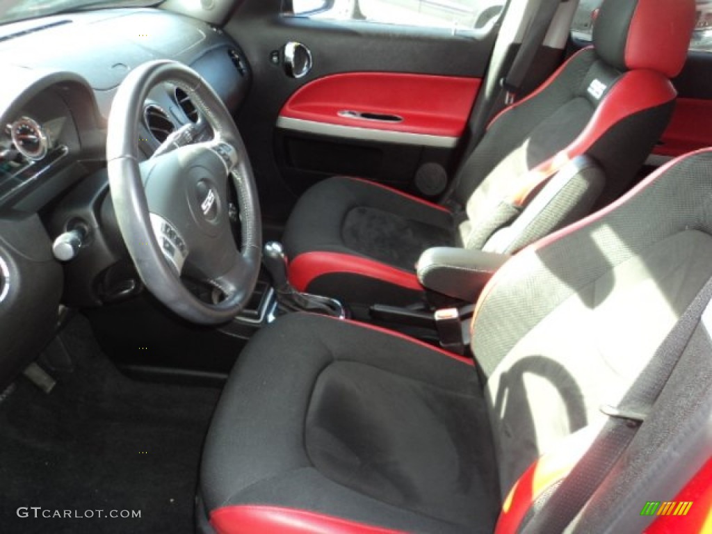 Ebony Black/Red Interior 2008 Chevrolet HHR SS Photo #80296175