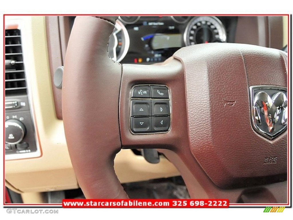 2013 1500 Lone Star Crew Cab - Copperhead Pearl / Canyon Brown/Light Frost Beige photo #16