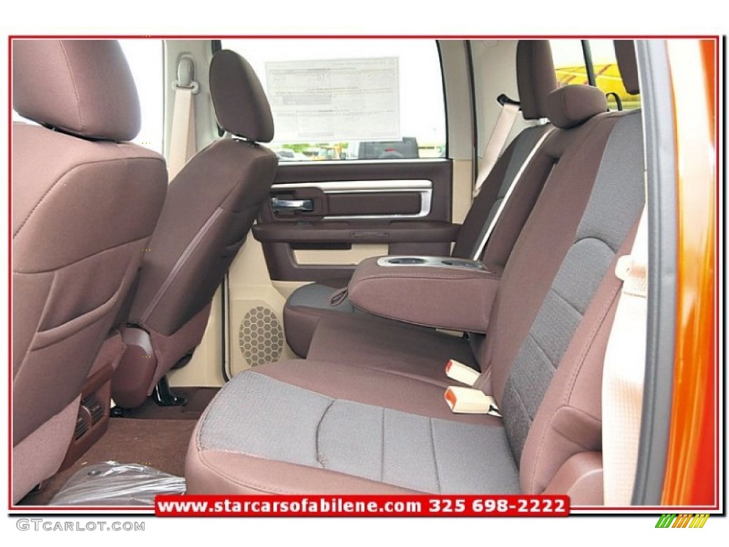 2013 1500 Lone Star Crew Cab - Copperhead Pearl / Canyon Brown/Light Frost Beige photo #21