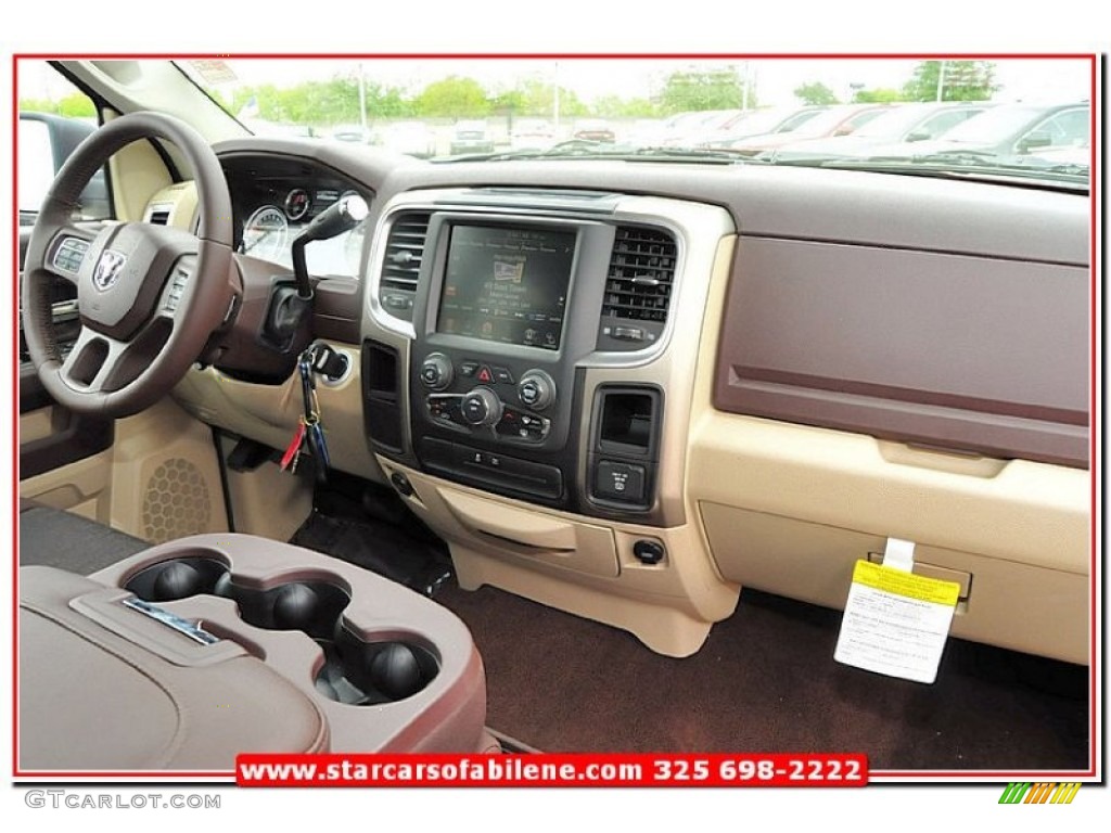 2013 1500 Lone Star Crew Cab - Copperhead Pearl / Canyon Brown/Light Frost Beige photo #26