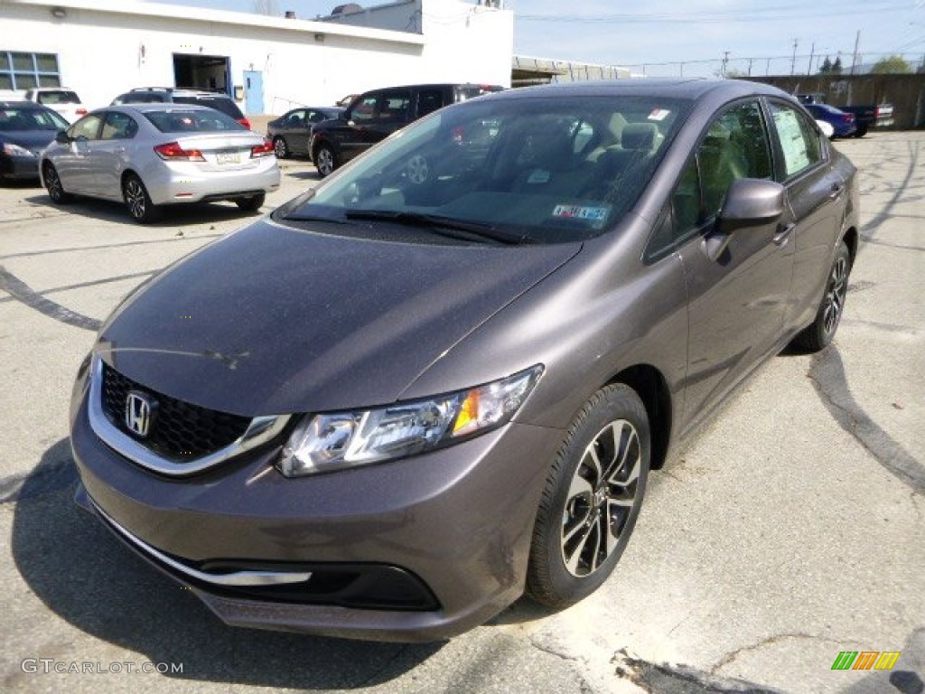Urban Titanium Metallic 2013 Honda Civic EX Sedan Exterior Photo #80296798