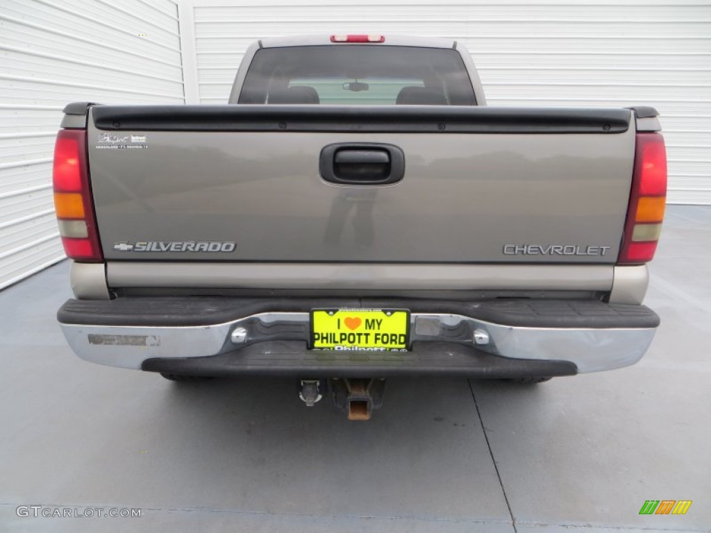 2000 Silverado 1500 LS Extended Cab 4x4 - Charcoal Gray Metallic / Medium Gray photo #5