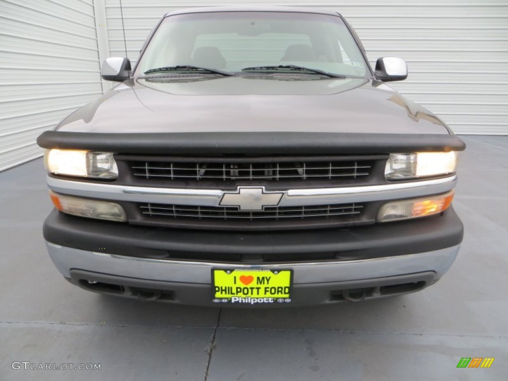 2000 Silverado 1500 LS Extended Cab 4x4 - Charcoal Gray Metallic / Medium Gray photo #8