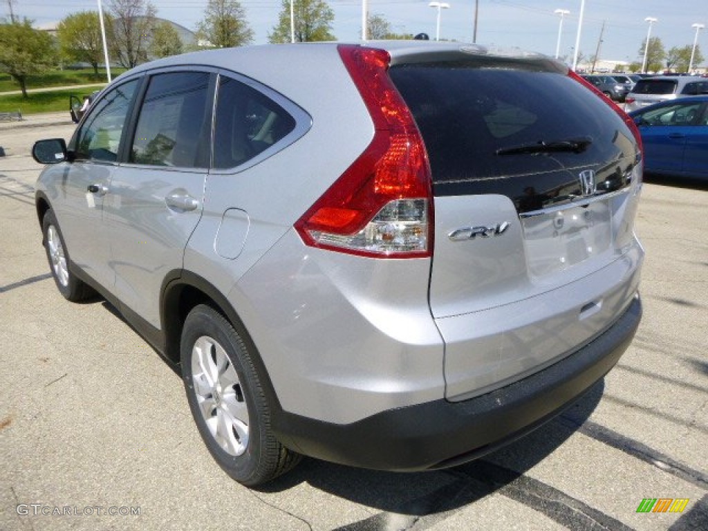 2013 CR-V EX AWD - Alabaster Silver Metallic / Black photo #5
