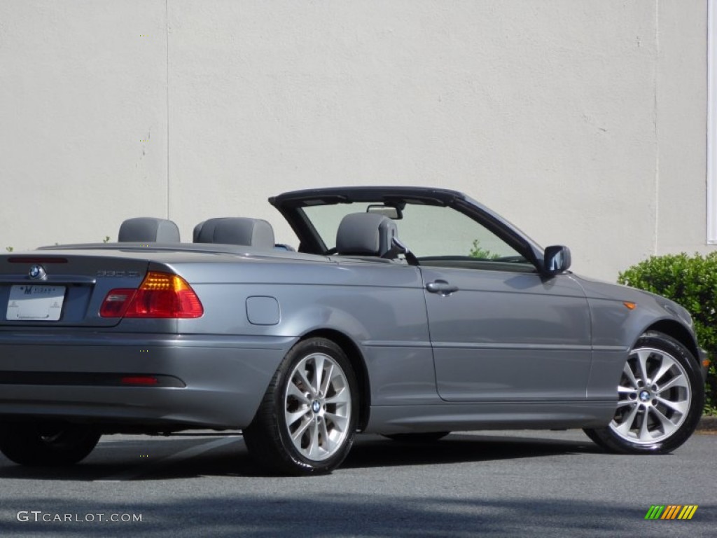 2004 3 Series 330i Convertible - Silver Grey Metallic / Grey photo #27