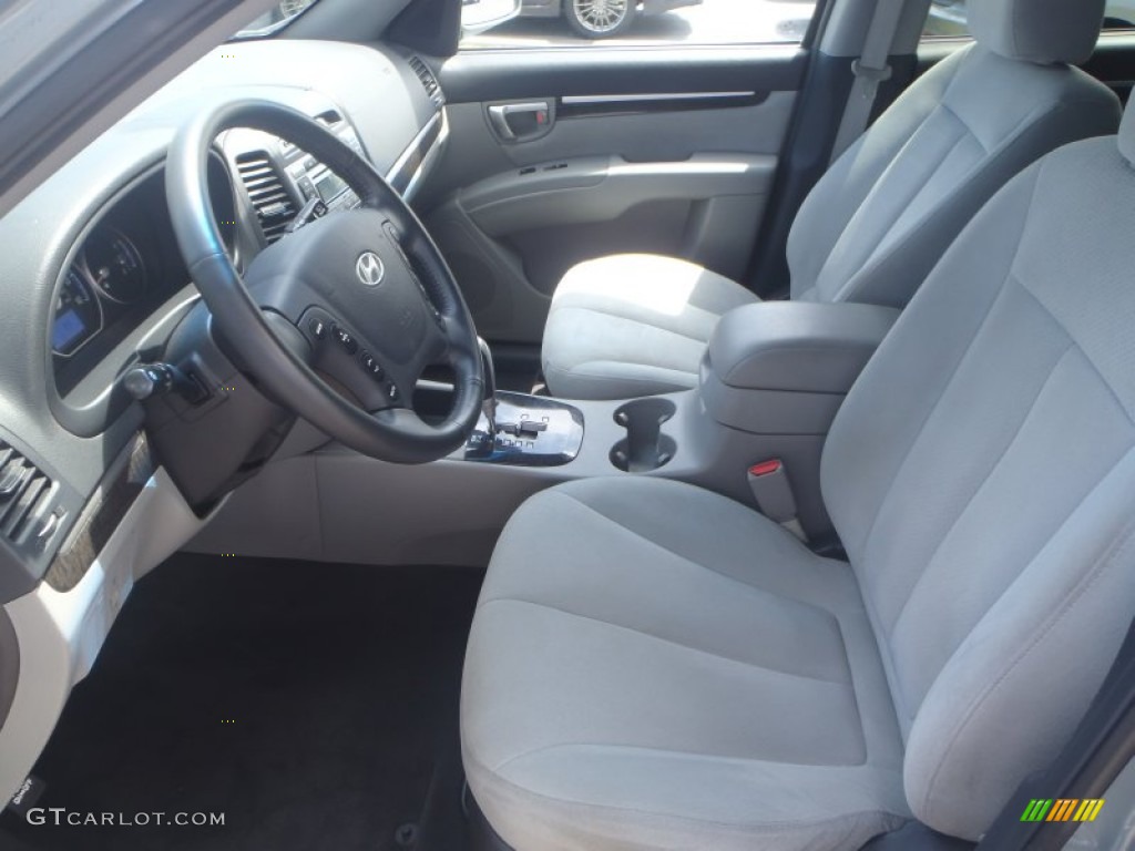 Gray Interior 2008 Hyundai Santa Fe GLS Photo #80298623