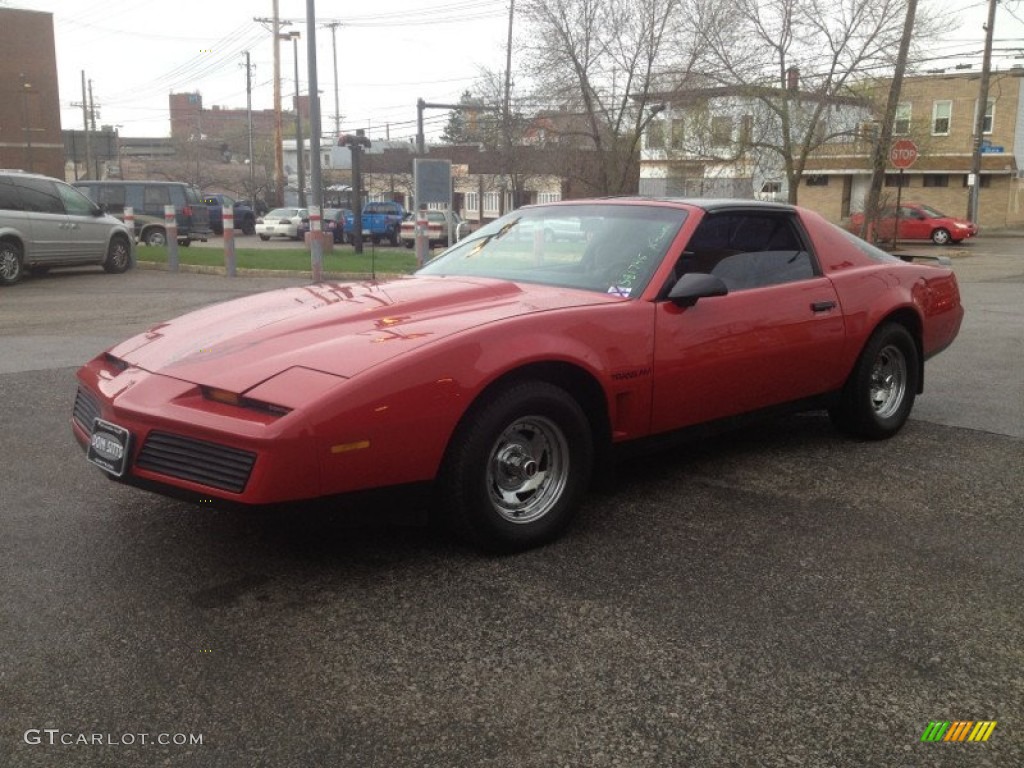 1983 Firebird Trans Am Coupe - Bright Red / Charcoal photo #1