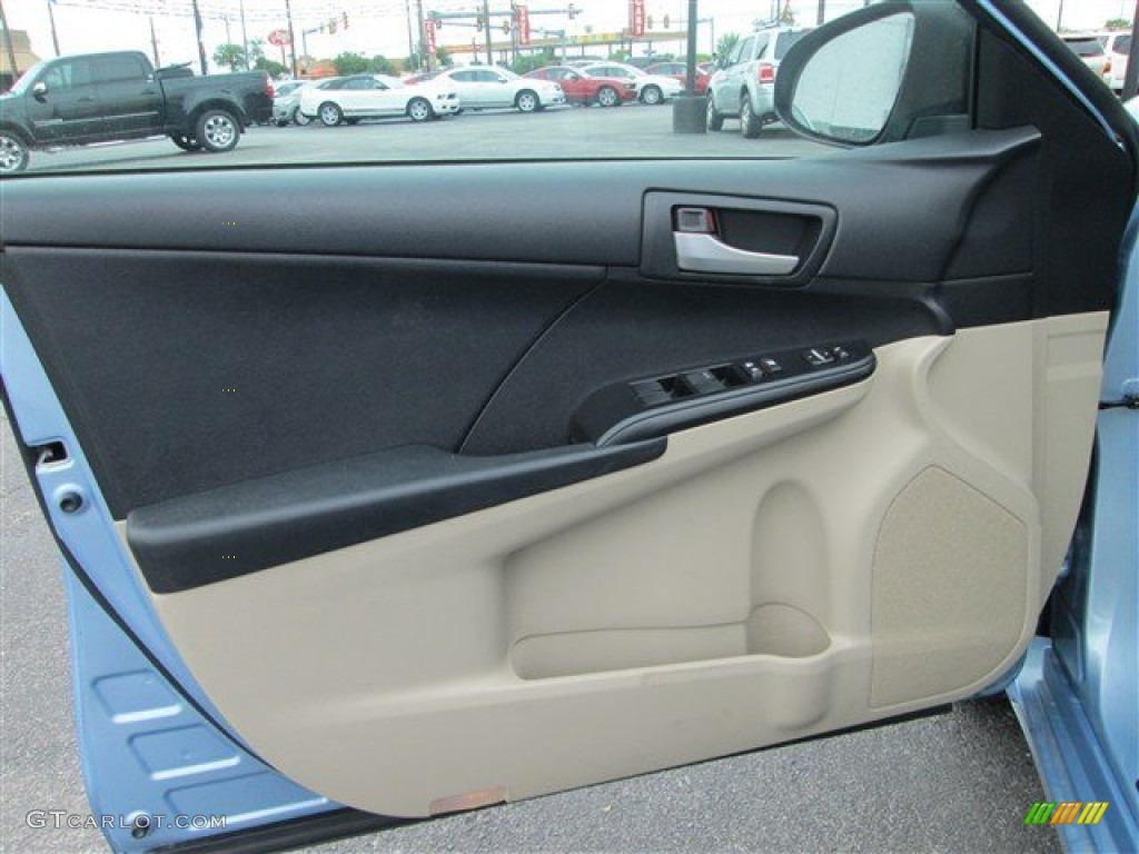 2012 Toyota Camry LE Ivory Door Panel Photo #80298925