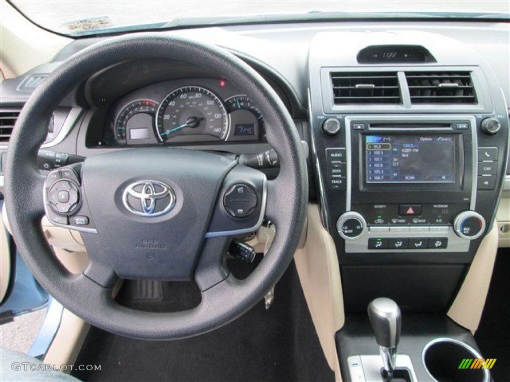 2012 Toyota Camry LE Ivory Dashboard Photo #80299010