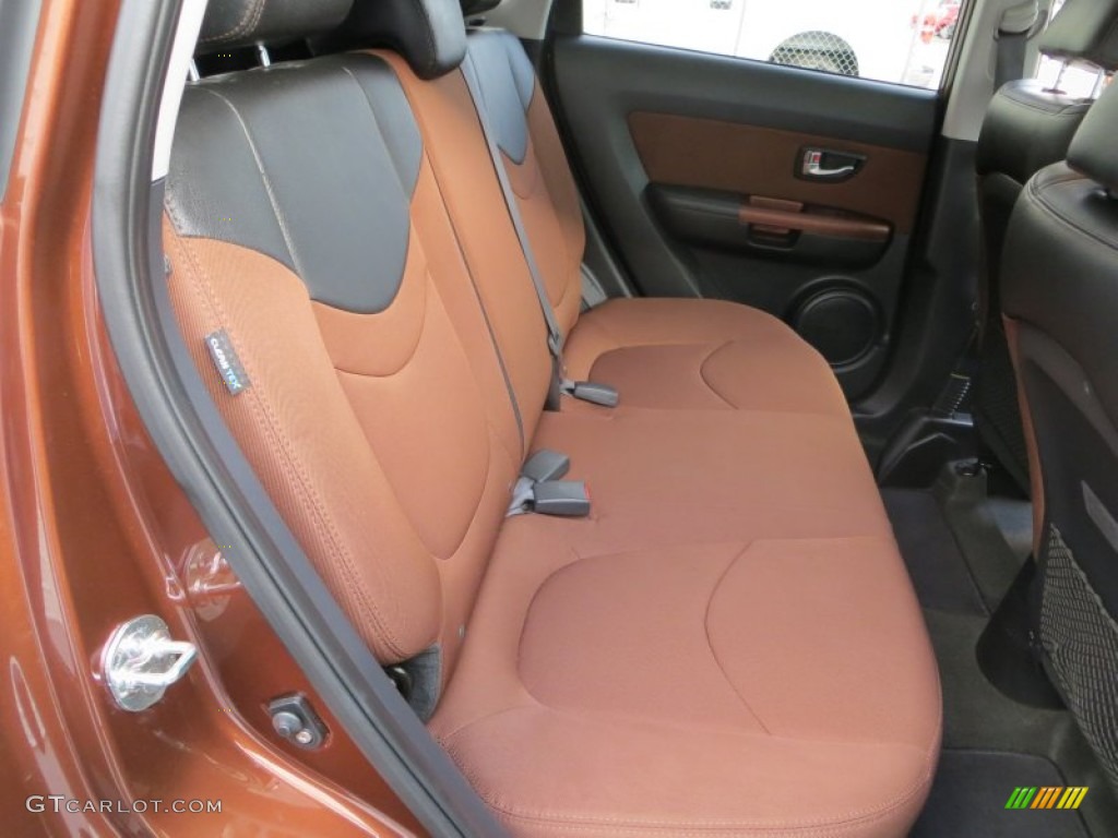 2012 Kia Soul Special Edition Red Rock Rear Seat Photo #80299211