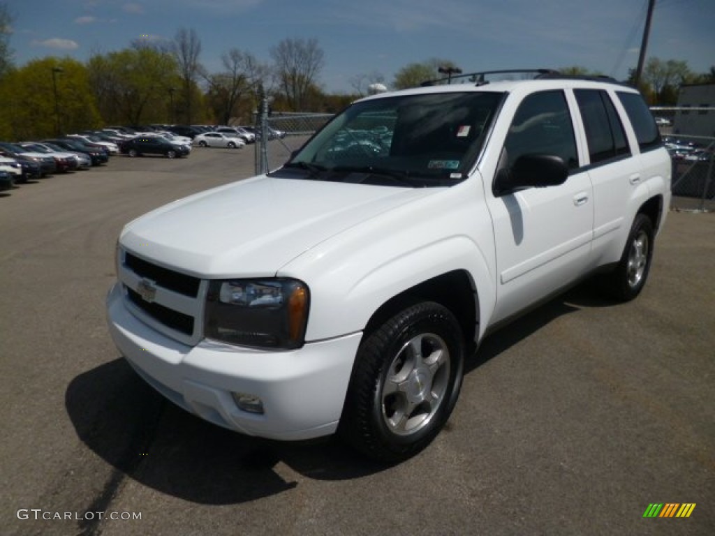 Summit White 2008 Chevrolet TrailBlazer LT 4x4 Exterior Photo #80299379