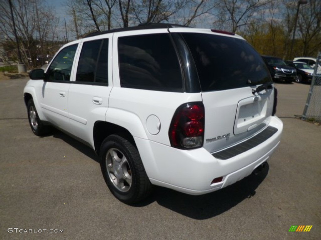 Summit White 2008 Chevrolet TrailBlazer LT 4x4 Exterior Photo #80299415