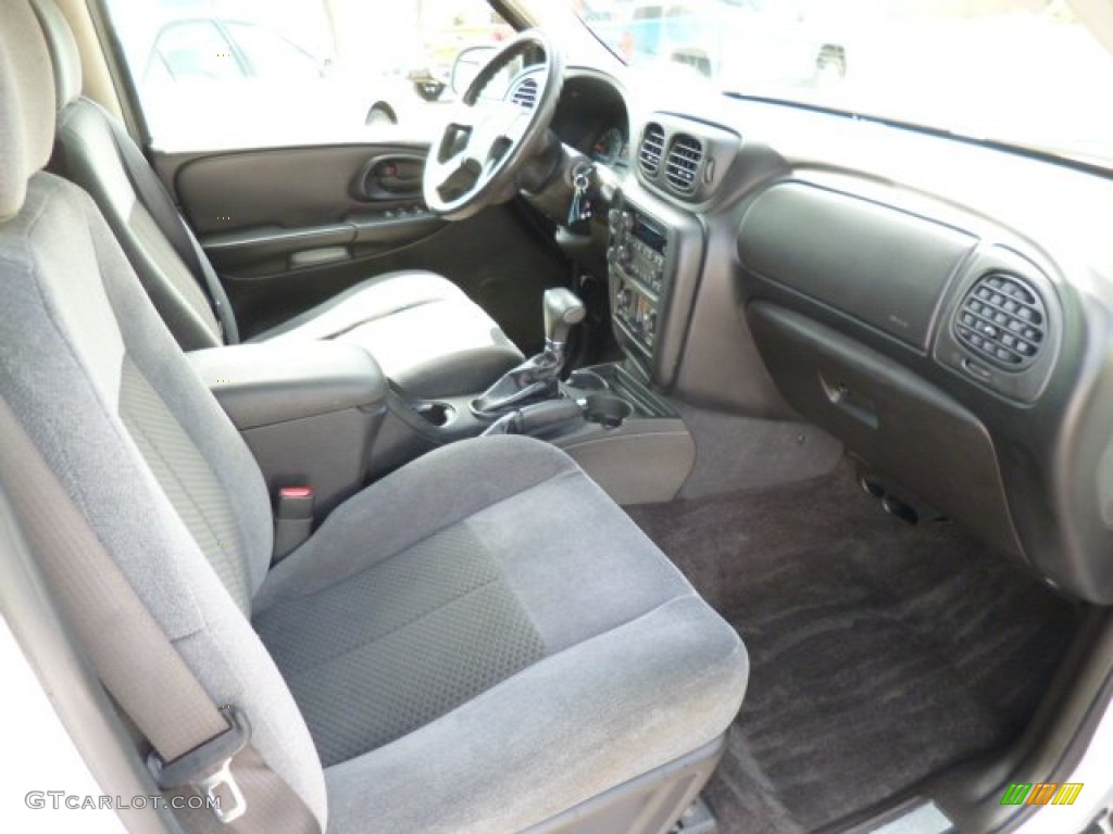 Ebony Interior 2008 Chevrolet TrailBlazer LT 4x4 Photo #80299496