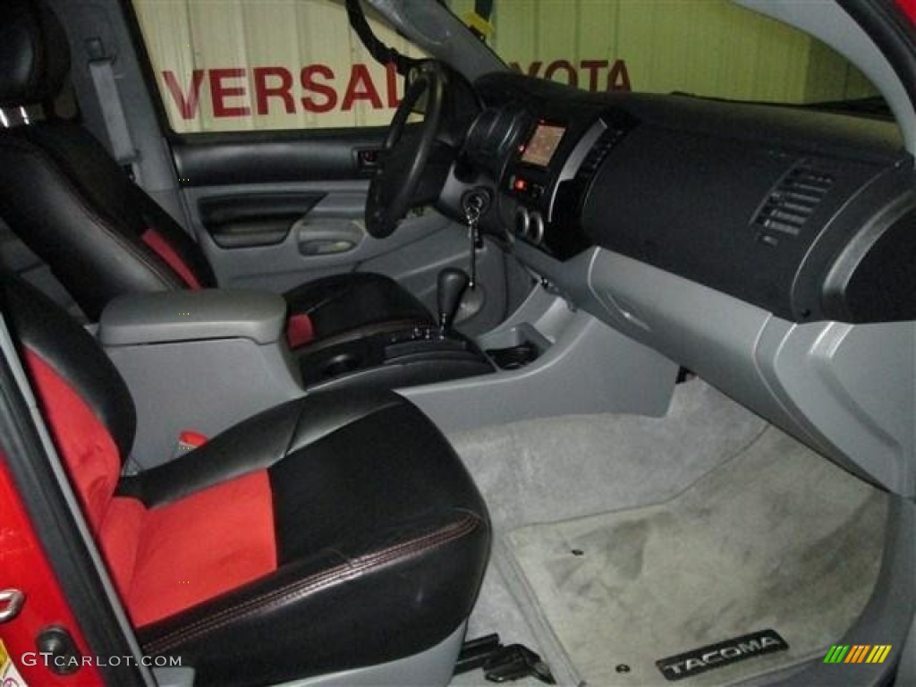 2009 Tacoma V6 PreRunner Double Cab - Barcelona Red Metallic / Graphite Gray photo #16