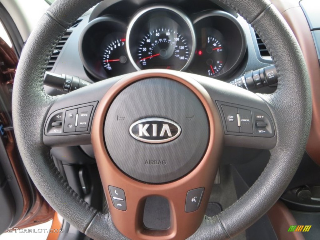 2012 Kia Soul Special Edition Red Rock Steering Wheel Photos