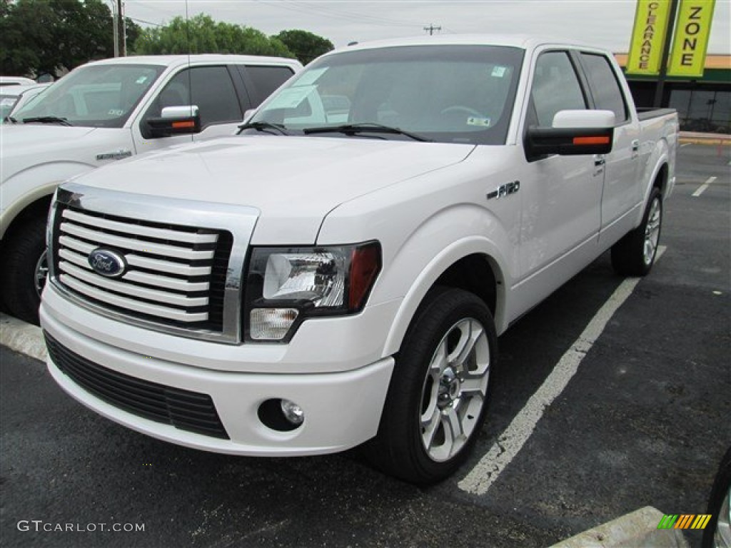 2011 F150 Limited SuperCrew 4x4 - White Platinum Metallic Tri-Coat / Steel Gray/Black photo #5