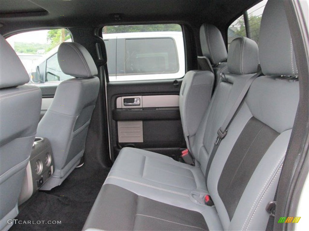 Steel Gray/Black Interior 2011 Ford F150 Limited SuperCrew 4x4 Photo #80299827