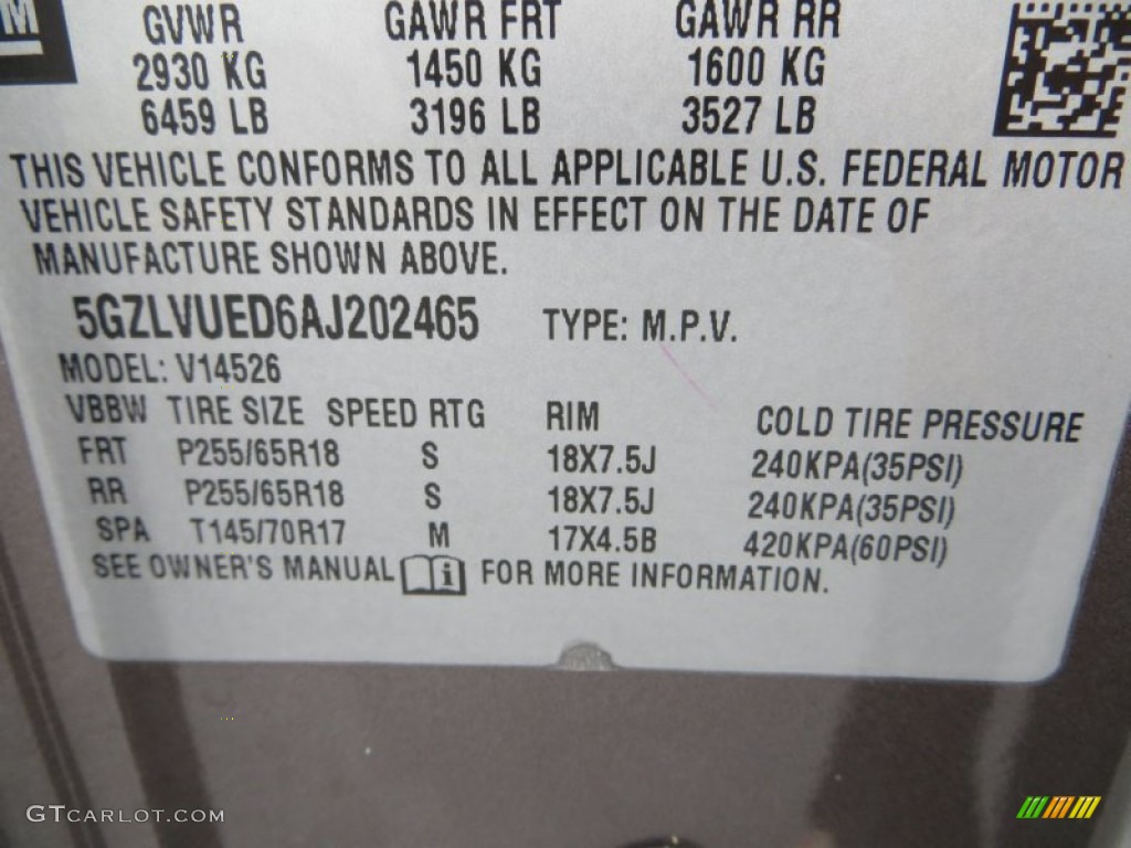 2010 Outlook XE AWD - Cocoa / Tan photo #52