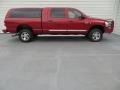 2008 Inferno Red Crystal Pearl Dodge Ram 2500 Laramie Mega Cab 4x4  photo #3