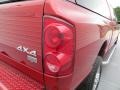 2008 Inferno Red Crystal Pearl Dodge Ram 2500 Laramie Mega Cab 4x4  photo #18