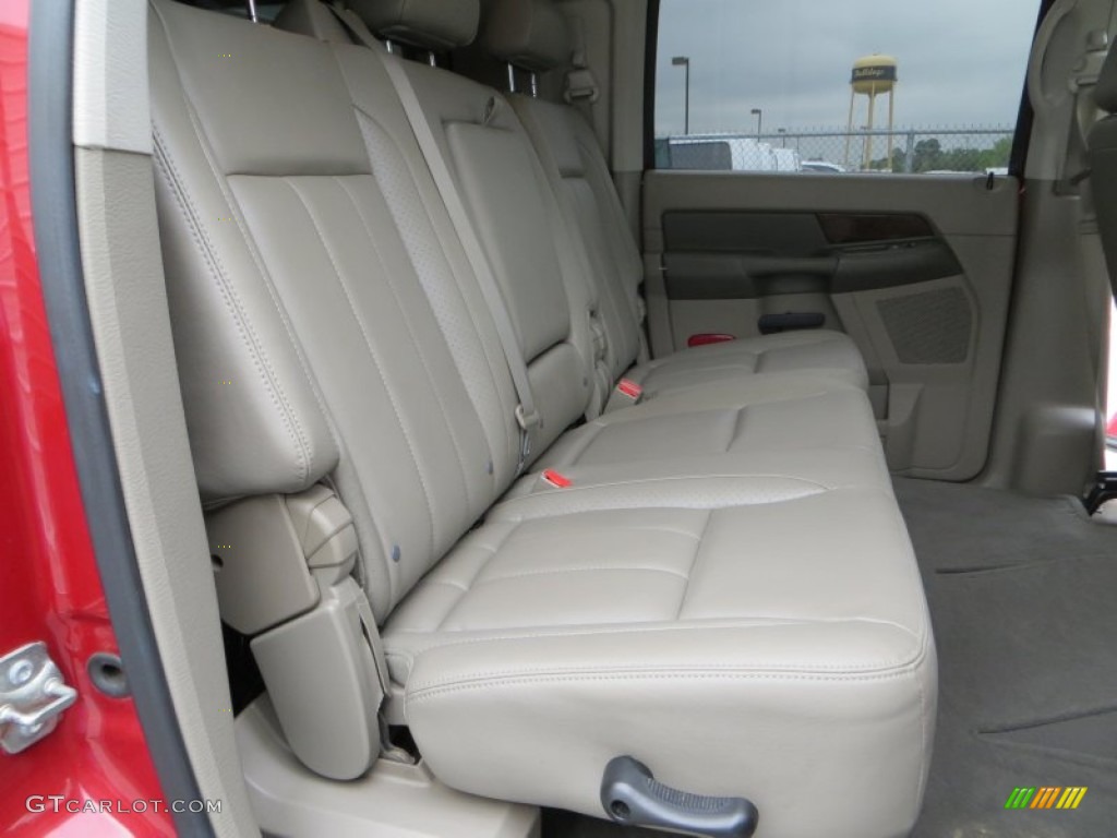 Khaki Interior 2008 Dodge Ram 2500 Laramie Mega Cab 4x4 Photo #80300909