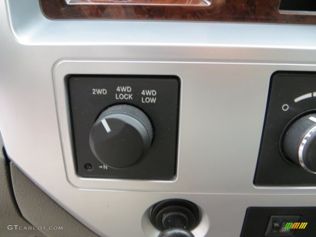 2008 Dodge Ram 2500 Laramie Mega Cab 4x4 Controls Photo #80301110