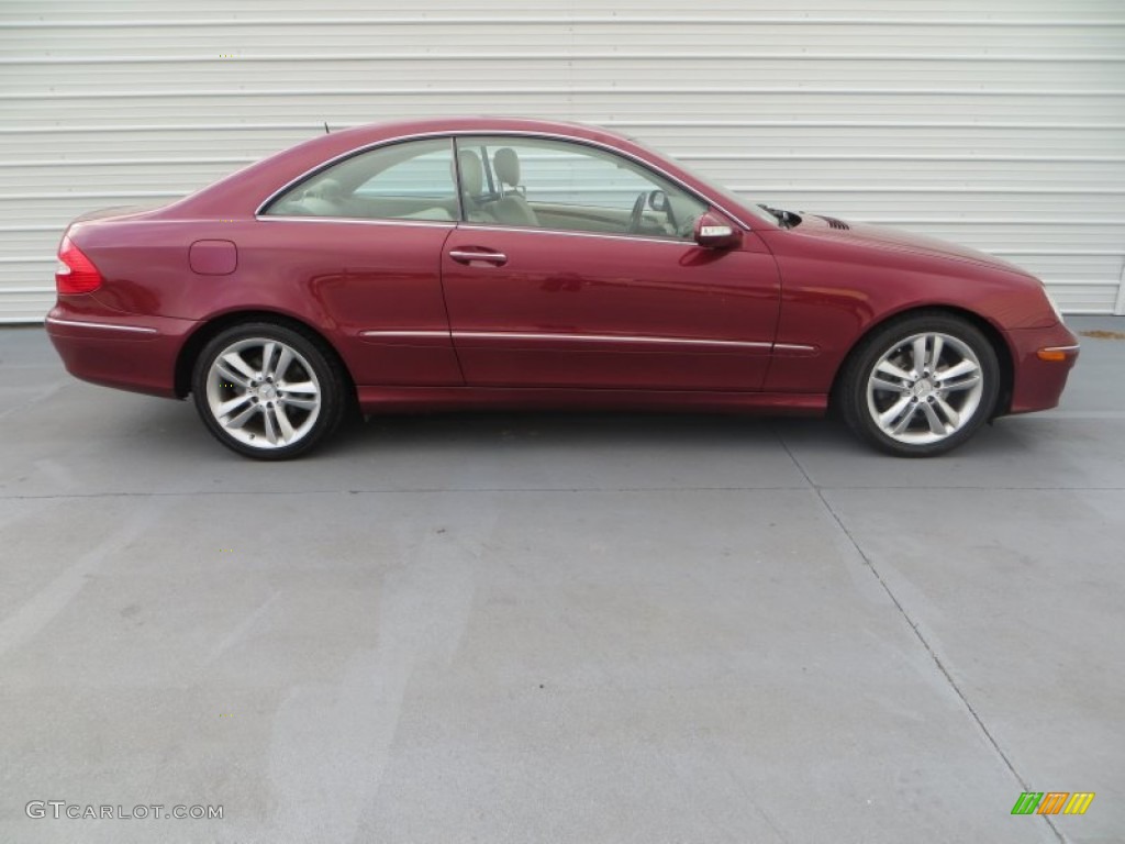 Storm Red Metallic 2006 Mercedes-Benz CLK 350 Coupe Exterior Photo #80301287