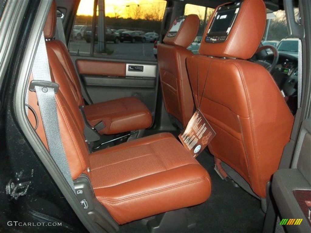 2013 Expedition King Ranch - Tuxedo Black / King Ranch Charcoal Black/Chaparral Leather photo #13