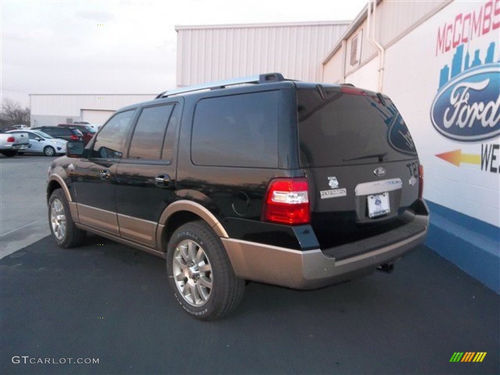 2013 Expedition King Ranch - Tuxedo Black / King Ranch Charcoal Black/Chaparral Leather photo #30