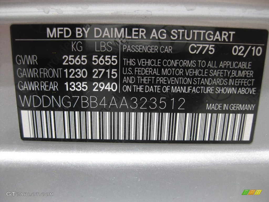 2010 S 550 Sedan - Iridium Silver Metallic / Black photo #25
