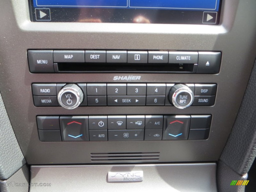 2014 Ford Mustang Shelby GT500 SVT Performance Package Coupe Controls Photo #80302685