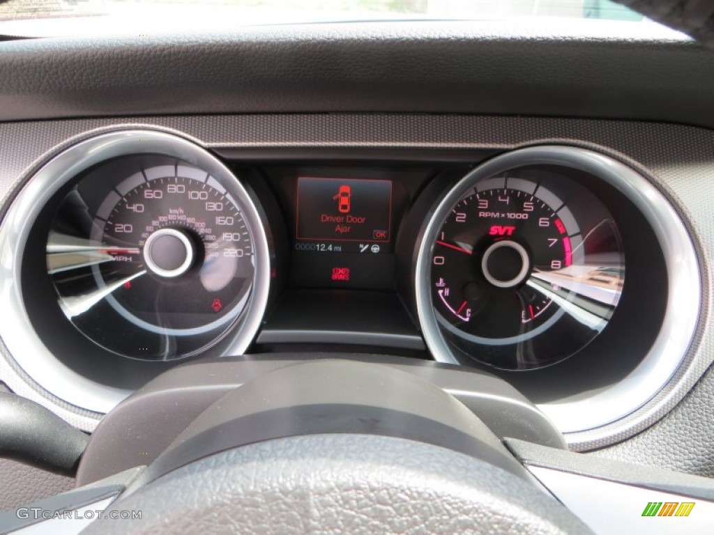 2014 Ford Mustang Shelby GT500 SVT Performance Package Coupe Gauges Photo #80302739
