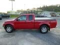 2011 Red Alert Nissan Frontier SV V6 King Cab 4x4  photo #4