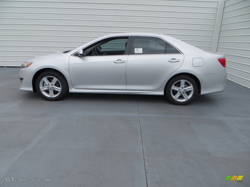 2013 Camry SE - Classic Silver Metallic / Black photo #8