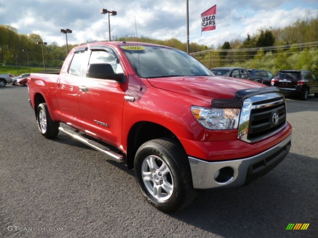 2012 Tundra TRD Double Cab 4x4 - Radiant Red / Graphite photo #1