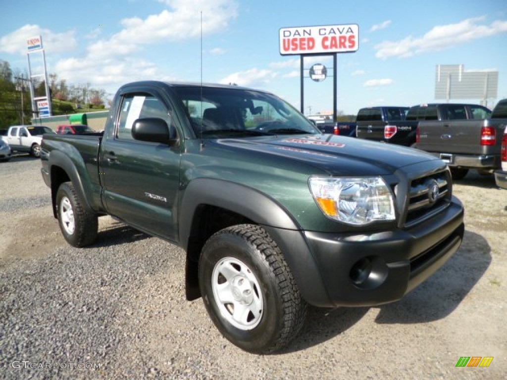 2010 Tacoma Regular Cab 4x4 - Timberland Mica / Graphite photo #1