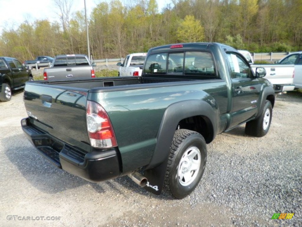 2010 Tacoma Regular Cab 4x4 - Timberland Mica / Graphite photo #7