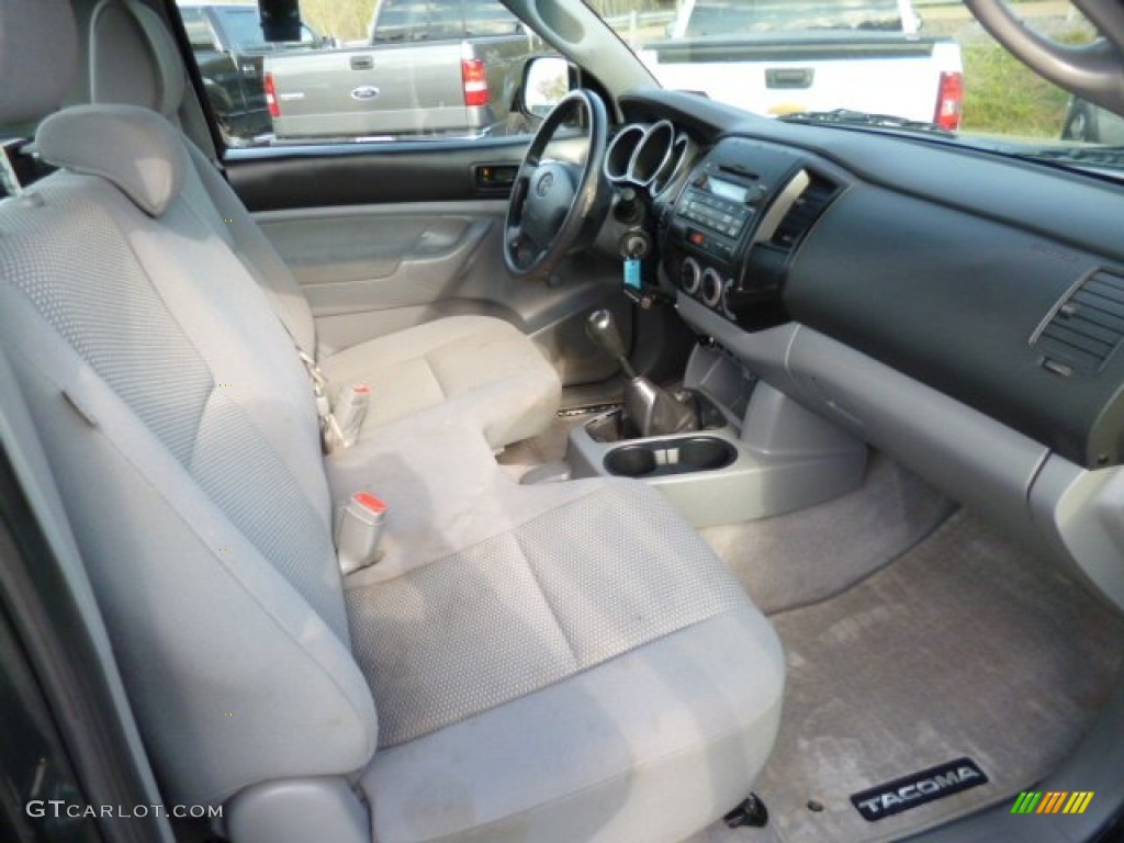 2010 Tacoma Regular Cab 4x4 - Timberland Mica / Graphite photo #10
