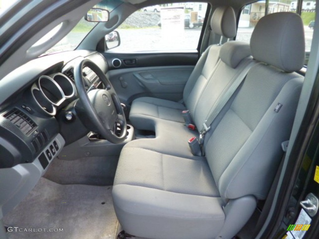 2010 Tacoma Regular Cab 4x4 - Timberland Mica / Graphite photo #11