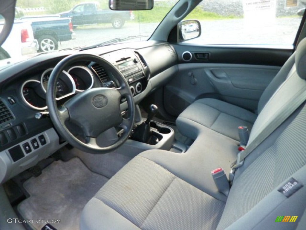 2010 Tacoma Regular Cab 4x4 - Timberland Mica / Graphite photo #12